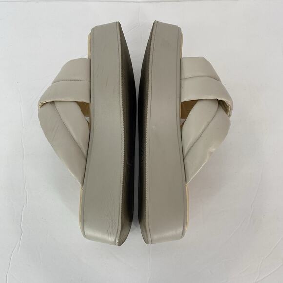 Vagabond Courtney Cross Strap Platform Sandals Ivory Women's Size US 8.5, 40 - Picture 5 of 11